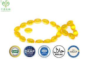 Aceite de pescado orgánico transparente Omega 3 para humanos
